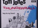 TOM JONES: Thunderball 45 (Netherlands, PS, promo tol, stamps oc & ol, few lite