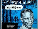 NAT KING COLE UNFORGETTABLE VERY RARE '54 CAPITOL MONO LP BEAUTIFUL