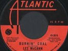 LES MCCANN: Burnin' Coal / With These Hands 45 Hear  Funk