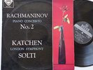 rachmaninov pIANO CONCERTO n)2 katchen lONDON SYMPHONY solti sxl 2076 decca