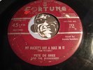 PETE DE BREE Rockabilly 45 Fortune #193 My Bucket's Got A Hole In It  Wanderer's