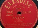 russian USSR gypsy 78 RPM-sarah gorby-kossa / riazanotchka - elesdisc france NM