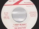 Northern soul THE SENSATIONS I won't be hurt Way out 92OW 1047 *Hear it* underat