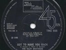 The Isley Brothers - Got To Have You Back 45 Tamla Motown TMG606