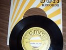 ELVIS PRESLEY ORIGINAL SUN RECORD & SUN SLEEVE # 223 MYSTERY TRAIN MINT-
