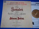 Abel Szidon Brahms Violin Sonatas op. 120 Nos. 1&2 Ed1 Harmonia Mundi Stereo NM