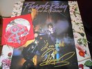 PRINCE LP Signed Autographed  PURPLE RAIN W/BACKSTAGE PASS & PHOTO DISC OF SHOW