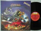 JUDAS PRIEST PAINKILLER 1990 LP PICTURE & LYRIC W/INSERT EX+ Promo