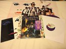 PRINCE PURPLE RAIN GOLD PROMO STAMP PURPLE VINYL W/ POSTER HYPE STICKER 1984