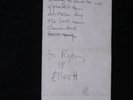 Elliott Smith Handwritten and Signed Set List from 1996