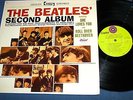 the BEATLES SECOND ALBUM Org RARE GREEN U.S. CAPITOL NM,early,sgt,tour,meet,soul