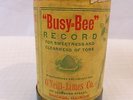 Busy Bee Record Music Cylinder Canister Phonograph Edison Trio From Faust