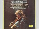 Anne-Sophie Mutter y Von Karajan Great Violin Concertos Vinilo 4LP,s 1983 Berlin