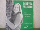 EN SOMMAR MED DIG - RARE AGNETHA FALTSKOG 1968 SWEDEN SINGLE PICTURE COVER
