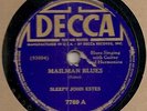 SLLEEPY JOHN ESTES MAILMAN BLUES DECCA 78 ROBERT NIGHTHAWK