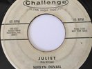 HUELYN DUVALL ROCKABILLY  OBSCURE ROCKER ON CHALLENGE DJ LABEL JULIET /FRIDAY