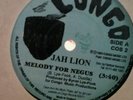 L K MELODY FOR NEGUS JAH LION  ORIGINAL  UK 7