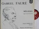 Herbillon+Paraskivesco. Fauré (Lieder). Calliope CAL 1841. NM