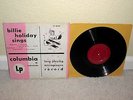 BILLIE HOLIDAY Sings LP Rare Original 10