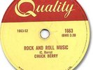 CHUCK BERRY Rock'n Roll 78 RPM Record. Rock and Roll Music