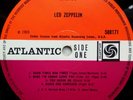 Led Zeppelin I, 1969 Red Plum early pressing, A1 B1, with silver stripe 1969