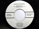 TOM WAYNE 45 Ruth Ann / Bottom Line NEAR-MINT Rockabilly ROCKER Obscure c2299