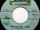 The MEMORIES 45 Dedication Time / In This World.. FLASHBACK label DOO WOP e5945