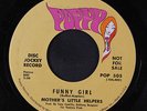MOTHER'S LITTLE HELPER: Funny Girl / Walk With Me 45 (dj) Rock & Pop