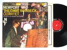 DAVE BRUBECK QUARTET: NEWPORT 1958 columbia LP / STEREO DG 6-eye NM