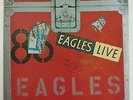 The Eagles Eagles Live 2-LP UK 1980 Portada gatefold + poster