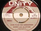 BUNNY LEE   ALLSTARS IVAN ITLER b/w THE SPICE   UK UNITY 7
