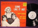 Marilyn Monroe 'Some Like It Hot' Soundtrack  PROMO LP EX HOT