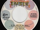 FIVE SATINS - Ember 104 - In the Still of the Night +3 -  DOO-WOP EP (no cover)