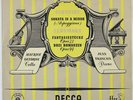 MAURICE GENDRON FRANCAIX SCHUBERT ARPEGGIONE SCHUMANN DECCA ED1 LXT 2857 EX