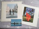 PINK FLOYD WISH YOU WERE HERE A1/B3 1st PRESS VINYL LP + POSTCARD EX