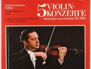 ARTHUR GRUMIAUX MOZART 5 VIOLIN CONCERTOS PHILIPS ED.1 3 LP STEREO 6747308 NM
