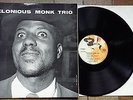 THELONIOUS MONK TRIO Rare Orig French LP BARCLAY 1958 EX