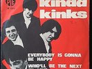 Kinks: Everybody is gonna be happy / Who'll be the next in line. Danish issue