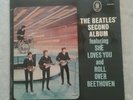 THE BEATLES SECOND ALBUM ODEON ZTOX 5558 German Exp TELDEC HOLY GRAIL UBER RARE