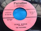 Hear Rare OG Doo Wop 45 : The Packards   Ding Dong   Dream Of Love   Paradise