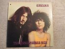 ROCK promo labels Tyrannosaurus Rex Unicorn 1969 LP on Blue Thumb w/poster