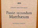 BACH Passio secundum Matthaeum KARL RICHTER 4-LP-Box DGG Archiv D 1958