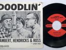 LAMBERT HENDRICKS & ROSS rare picture sleeve 45 UA Doodlin' Spirit Feel ps