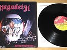 MEGADETH   KILLING IS MY BUSINESS   UK 1ST PRESS LP 1985 + INNER SLEEVE