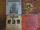 4x12'' metal records DEIPHAGO , GOAT SEMEN , REENCARNACION , MEPHISTO
