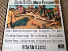 Bach: St. Matthew Passion - Klemperer - Columbia SAX stereo s/c ED2 UK 5LP box