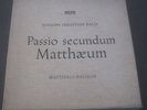 Bach Passio Secundum Matthaeum Matthew Passion Richter Archiv 14125/28 4 lp 1958