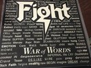 FIGHT - War Of Words LP 1993 SPANISH PRESSING VG+  Vinyl Rob Halford