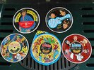 5 CEREAL BOX CARDBOARD 45'S THE MONKEES ARCHIE BOBBY SHERMAN VINTAGE RECORD