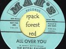 THE ROYAL RAVENS - All Over You  - MAH'S  - Detroit R & B   7